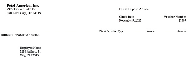 pay check example