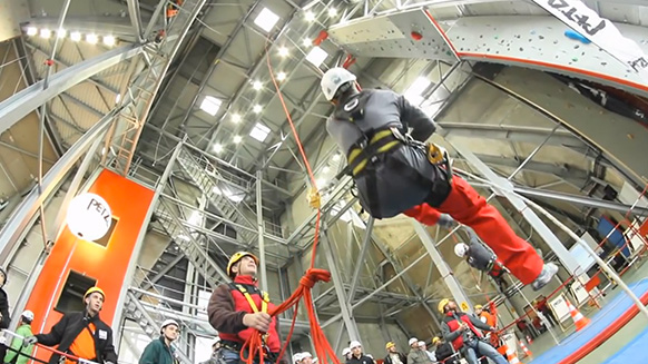 Screenshot vom VideoFrench Rope Access Championships