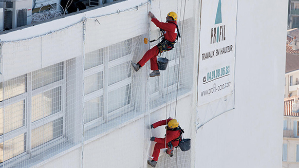 Labor of love: rope access work