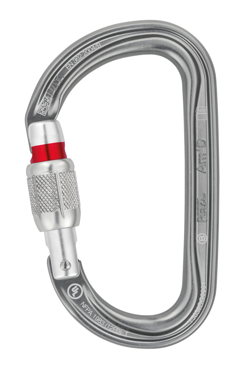 Purchase The Petzl Carabiner William Screw Lock Black By ASMC