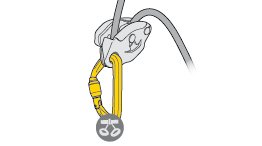 Choice of carabiner for attaching a GRIGRI or NEOX to the harness