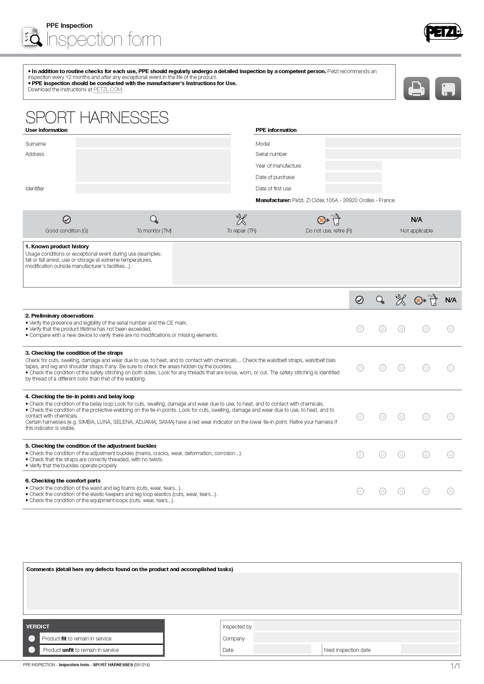 News Petzl How To Inspect Your Climbing Harness Petzl Usa